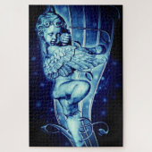 Blue Musical Angel Legpuzzel (Verticaal)