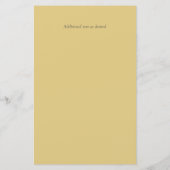 Blue Mustard Green Floral Budget Wedding Invite A9 (Achterkant)