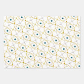 Blue Mustard Science atoms Molecules Laboratory Inpakpapier Vel (Voorkant 2)