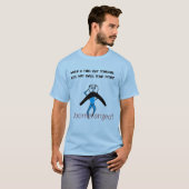 Blue 'My Story' Basic Boomeranged T-shirt (Voorkant volledig)