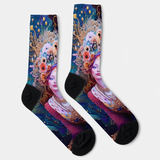 Blue Mysterious Lady Sokken (Rechts)