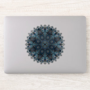 Blue Mysterious Space Mandala Sticker