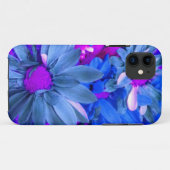 Blue N Paars Daisies iPhone 5 hoesje (Achterkant (horizontaal))