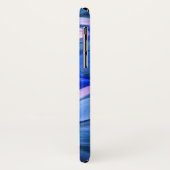 Blue N Paarse Daisies Case-Mate iPhone Case (Achterkant/links)