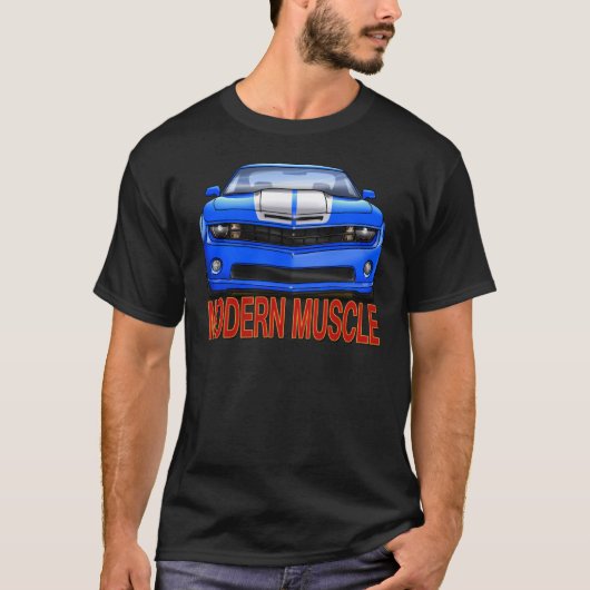 BLUE n WHITE CAMARO.png T-shirt (Voorkant)
