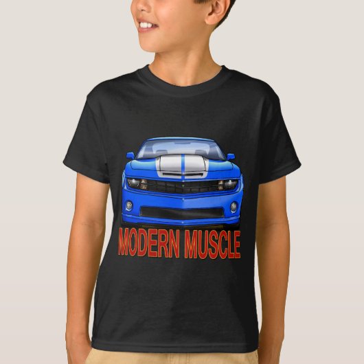 BLUE n WHITE CAMARO.png T-shirt (Voorkant)
