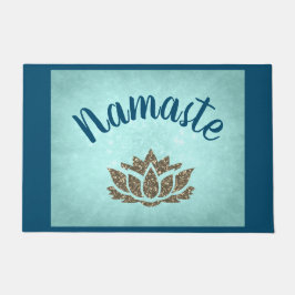 Blue Namaste Deurmat