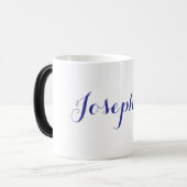 Blue Name Josephine Morphing Mug Magische Mok (Voorkant links)