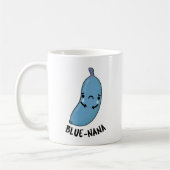 Blue-nana Funny Banana Pun Koffiemok (Links)