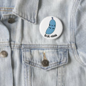 Blue-nana Funny Banana Pun Ronde Button 5,7 Cm (In situ)
