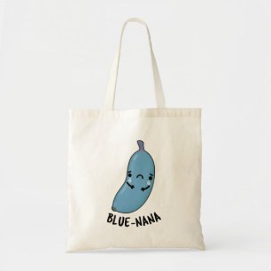 Blue-nana Grappige Banana Puns Tote Bag