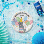 Blue Napolitan Mastiff Dog Verjaardagsfeest Papieren Bordje (Feest)