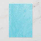 Blue Narwhal Baby Luier Raffle Spel Informatiekaartje (Achterkant)