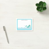 Blue Narwhal spatten in het water Post-it® Notes (Kantoor)