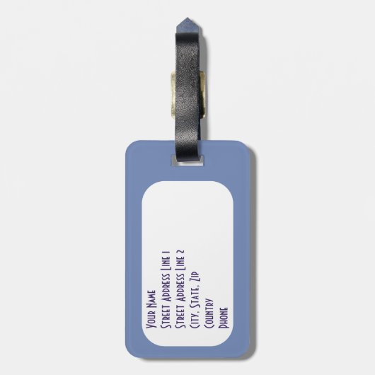 Blue Narwhals Specialized Bagagelabel (Achterkant verticaal)