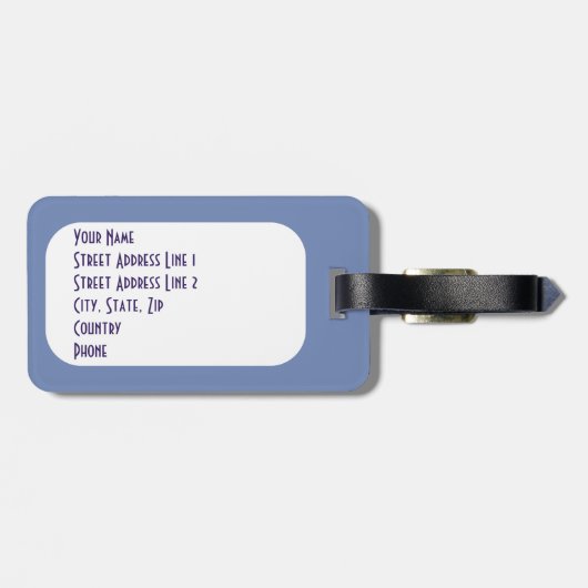 Blue Narwhals Specialized Bagagelabel (Achterkant horizontaal)