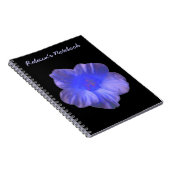 Blue Nasturtium Flower Notitieboek (Rechterzijde)