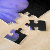 Blue Nasturtium Flower Puzzle Legpuzzel (Zijkant)