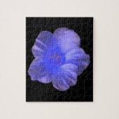 Blue Nasturtium Flower Puzzle Legpuzzel (Verticaal)