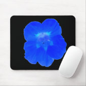 Blue Nasturtium Mousepad Muismat (Met muis)