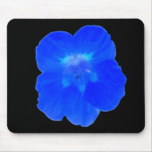 Blue Nasturtium Mousepad Muismat (Voorkant)
