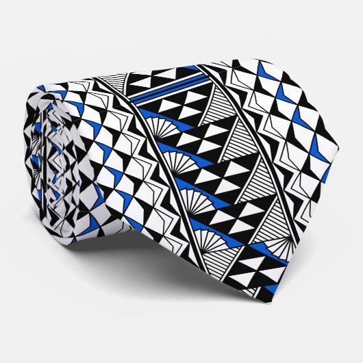 Blue Native Sun en Rain Stropdas (Opgerold)