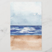 Blue Nautical Coastal Zee Whats op uw portemonnee (Achterkant)