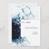 Blue Nautical Destination Maid of Honor proposal Kaart (Achterkant)