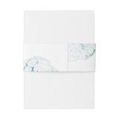 Blue Nautical Destination the Wedding of Uitnodigingen Wikkel (Achterkant Voorbeeld)