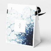 Blue Nautical Destination Wedding Bedankdoosjes (Achterkant)