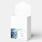 Blue Nautical Destination Wedding Bedankdoosjes (Geopend)