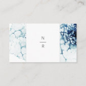 Blue Nautical Destination Wedding Flat Plaatskaartje (Achterkant)