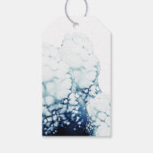 Blue Nautical Destination Wedding Welcome Cadeaulabel (Achterkant)