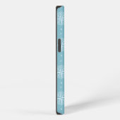 Blue Nautical Sailing Compass iPhone Hoesje (Rechterkant)