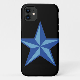 Blue Nautical Star iPhone 5 Hoesje