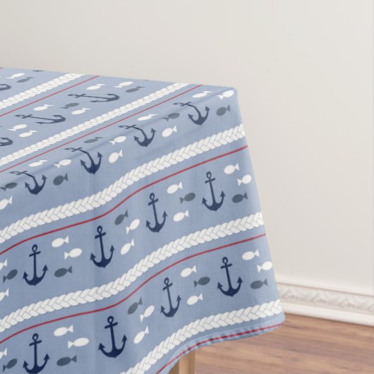 Blue Nautical Summer Tafelkleed (Voorbeeld)