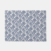 Blue Navy Botanical Deurmat (Voorkant)