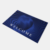 Blue Navy Decorative Doormat Deurmat (Schuin)