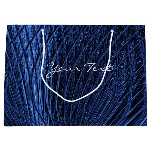 Blue Navy Decorative Gift Bag Groot Cadeauzakje