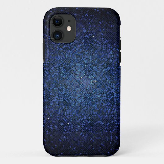 Blue Navy Glitter Sequin iPhone 5 Mate Tough™ Hoes (Achterkant)