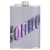 Blue Nebula Connor Name, Heupfles (Voorkant)