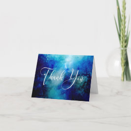 Blue Nebula Galaxy Dank je wel kaart