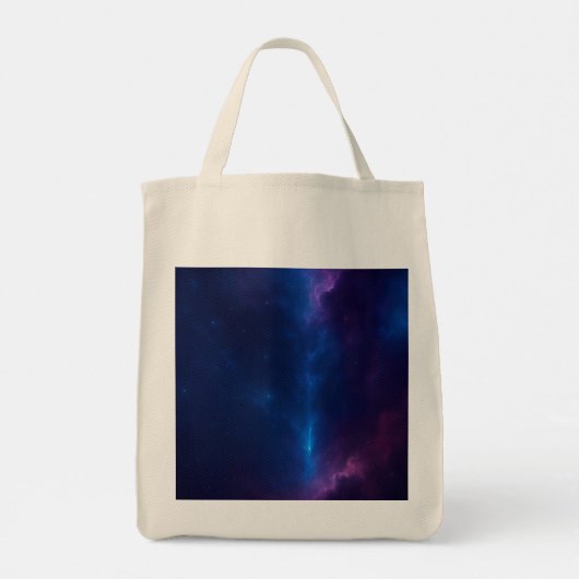 Blue Nebule Bag Tote Bag (Achterkant)