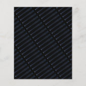 Blue Neon Baseball Bat, honkbalkamp Adverteren Flyer (Achterkant)