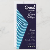 Blue Neon Business Kaart (Voorkant)