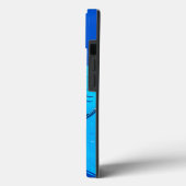 Blue Neon Prodigy Tokyo Cyberpunk Anime Impact Case-Mate iPhone Case (Achterkant / Links)