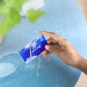 Blue Neon Tattoos Script Visitekaartje