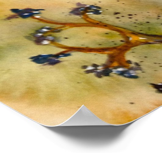 Blue Neuron Poster (Hoek)