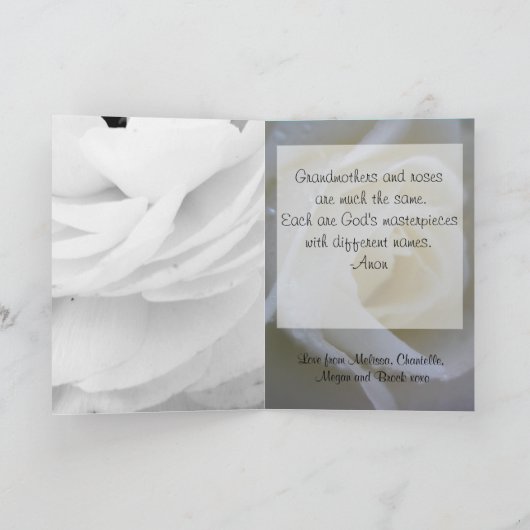 Blue New Baby Gefeliciteerd Kaart, grootmoeder Kaart (Binnen)