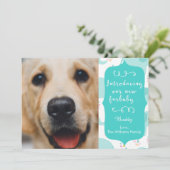 Blue New Furbaby aankondiging (Staand voorkant)